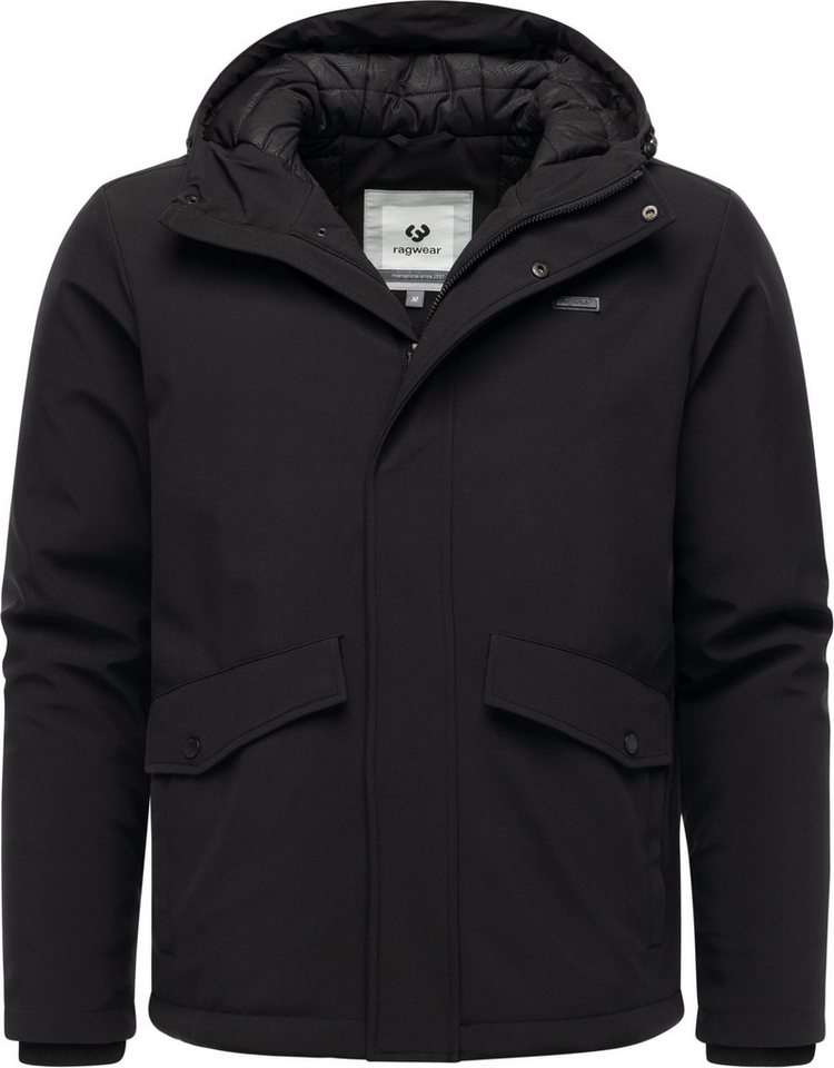 Ragwear Funktionsjacke Shellis YOUMODO Wasserdichte Softshelljacke mit Kapuze von Ragwear
