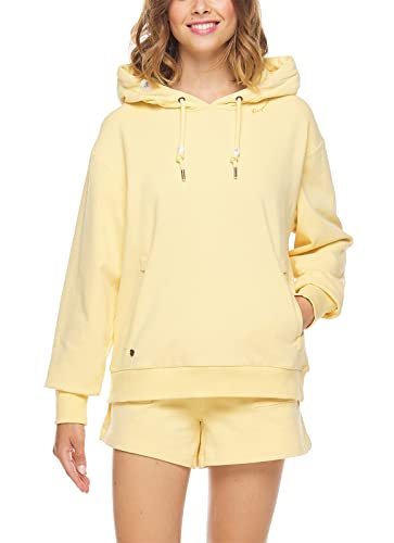Ragwear GLORRY Crystal Organic Damen Frauen Kapuzenpulli,Kapuzenpullover,Hoodie,Pullover mit Kapuze,Regular Fit,Vanilla (6033),L von Ragwear