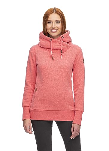 Ragwear GRIPY Bold Damen Frauen Kapuzenpulli,Kapuzenpullover,Hoodie,Pullover mit Kapuze,Rot,XS von Ragwear