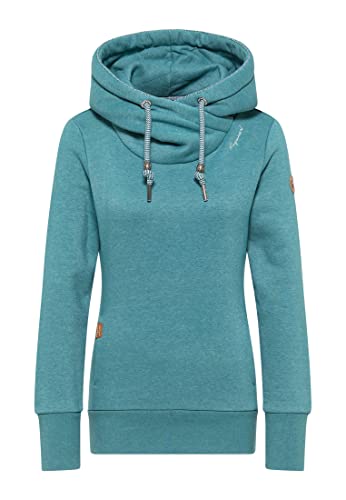 Ragwear GRIPY Bold Damen Frauen Kapuzenpulli,Kapuzenpullover,Hoodie,Stehkragen,Kapuze,warm,Seitentaschen,Regular Fit,Blau,XL Ragwear GRIPY Bold Damen Frauen Kapuzenpulli,Kapuzenpullover,Hoodie,Stehkragen,Kapuze,warm,Seitentaschen,Regular Fit,Blau,XL von Ragwear