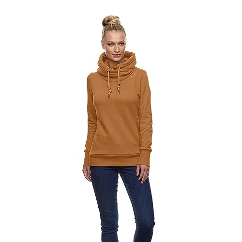 Ragwear GRIPY Bold Damen Frauen Kapuzenpulli,Kapuzenpullover,Hoodie,Stehkragen,warm,Seitentaschen,Gelb,M von Ragwear