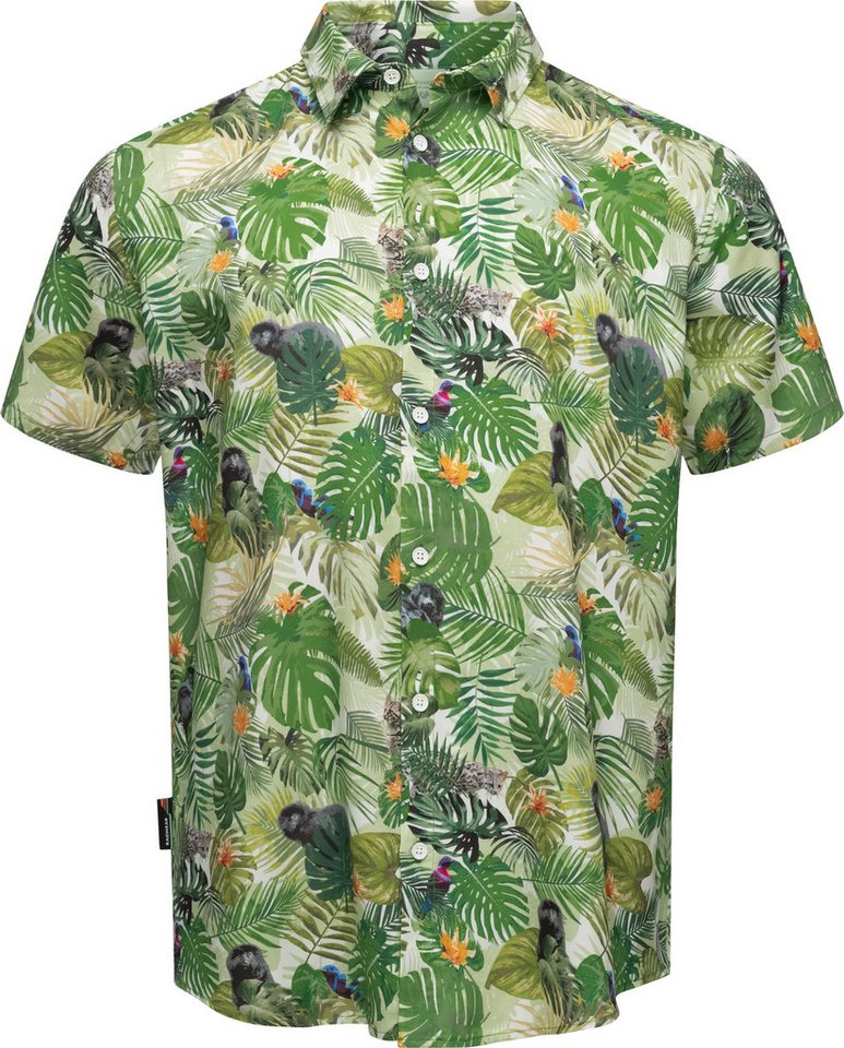 Ragwear Hawaiihemd Omerro Sommerliches Herren Hemd mit hawaiianischem Print von Ragwear