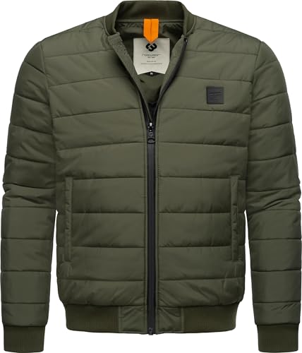 Ragwear Herren Bomberjacke Übergangsjacke leichte wasserdichte Sommerjacke kurz Boomber YOUMODO Dark Olive Gr. XL von Ragwear