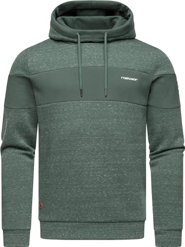 Ragwear Herren Hoodie Pullover mit Kapuze Peacey Pine Green Gr. XXL von Ragwear