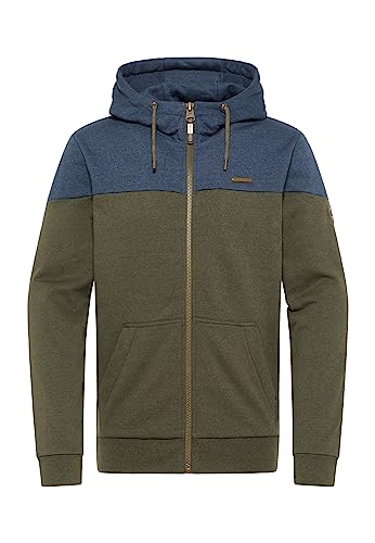 Ragwear Herren Jacke Sweatjacke Übergangsjacke Tomie Sweat, Farbe:Grün, Größe:XL, Artikel:-5031 olive von Ragwear