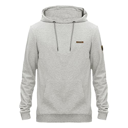 Ragwear Herren Kapuzenpullover Kapuzensweatshirt Hoodie Petyo mit Tasche, Farbe:Grau, Artikel:-3003 Light Grey, Größe:XL von Ragwear