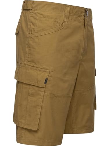 Ragwear Herren Kurze Hose Cargo-Shorts Stoffhose mit großen Taschen Merly YOUMODO Brown Sugar Gr. 33 von Ragwear