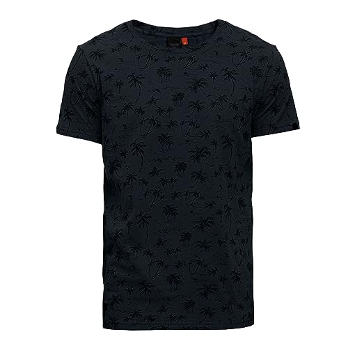Ragwear Herren Shirt Kurzarmshirt Rundhalsshirt T-Shirt Wanno, Farbe:Grau, Artikel:-3012 Dark Grey, Größe:XL von Ragwear