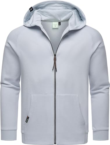 Ragwear Herren Sweatjacke Zenway Light Grey Gr. S von Ragwear