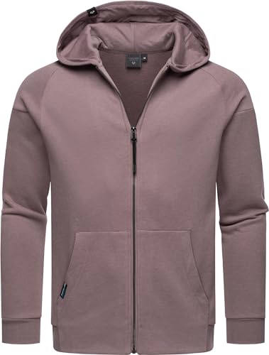 Ragwear Herren Sweatjacke Zenway Mauve Gr. XL von Ragwear