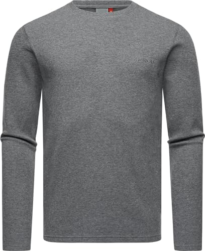 Ragwear Herren Sweatshirt Longsleeve Cyen Grey Gr. M von Ragwear