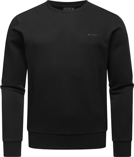 Ragwear Herren Sweatshirt Pullover mit Rundhalsausschnitt Indie Black24 Gr. XL von Ragwear