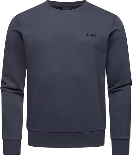 Ragwear Herren Sweatshirt Pullover mit Rundhalsausschnitt Indie Navy24 Gr. L von Ragwear