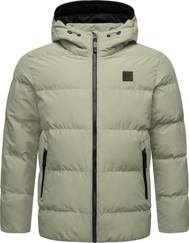 Ragwear Herren Winterjacke mit Kapuze warme Steppjacke wasserdicht und atmungsaktiv Norg YOUMODO Dusty Olive Gr. L von Ragwear