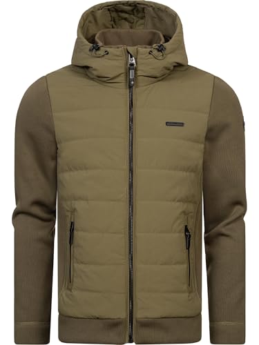 Ragwear Herren Winterjacke warme Steppjacke mit Kapuze und weichen Ärmeln Doryan Intl Olive24 Gr. M von Ragwear
