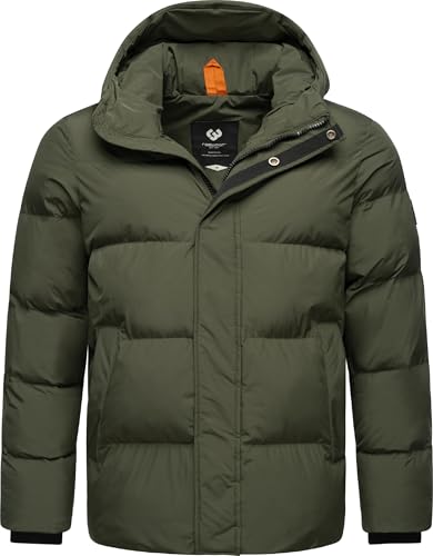Ragwear Herren Winterjacke warme Steppjacke wasserdicht mit Verstellbarer Kapuze Walby YOUMODO Dark Olive Gr. L von Ragwear