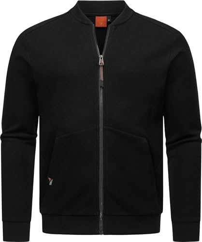 Ragwear Herren leichte Sweatjacke Weste in Strickoptik Cruider YOUMODO Black Gr. M von Ragwear