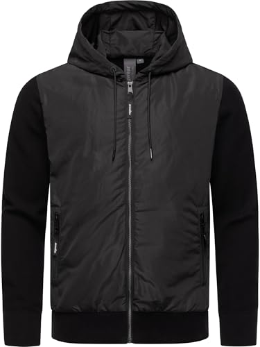 Ragwear Herren leichte Übergangsjacke Kurze Frühlingsjacke mit Verstellbarer Kapuze und weichen Strickärmeln Ronel YOUMODO Black Gr. XL Ragwear Herren leichte Übergangsjacke Kurze Frühlingsjacke mit Verstellbarer Kapuze und weichen Strickärmeln Ronel YOUMODO Black Gr. XL von Ragwear