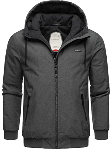 Ragwear Herren warme wasserdichte und atmungsaktive Winterjacke kurz mit Verstellbarer Kapuze Stewie Black22 Gr. XXL Ragwear Herren warme wasserdichte und atmungsaktive Winterjacke kurz mit Verstellbarer Kapuze Stewie Black22 Gr. XXL von Ragwear