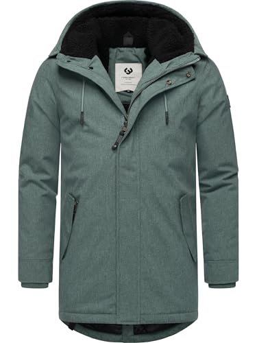 Ragwear Herren warme wasserdichte und atmungsaktive Winterjacke lang Mr Smithem YOUMODO Dusty Green25 Gr. M von Ragwear