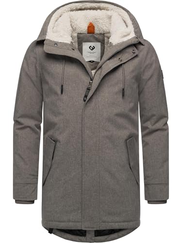 Ragwear Herren warme wasserdichte und atmungsaktive Winterjacke lang Mr Smithem YOUMODO Mocca25 Gr. M von Ragwear