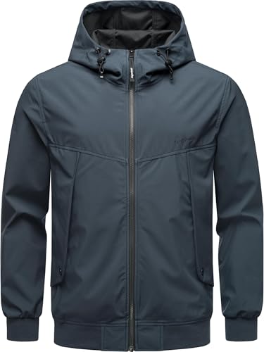Ragwear Herren wasserdichte und atmungsaktive leichte Übergangsjacke Kurze Sommerjacke mit Kapuze Tyller Bonded YOUMODO Navy Gr. M Ragwear Herren wasserdichte und atmungsaktive leichte Übergangsjacke Kurze Sommerjacke mit Kapuze Tyller Bonded YOUMODO Navy Gr. M von Ragwear