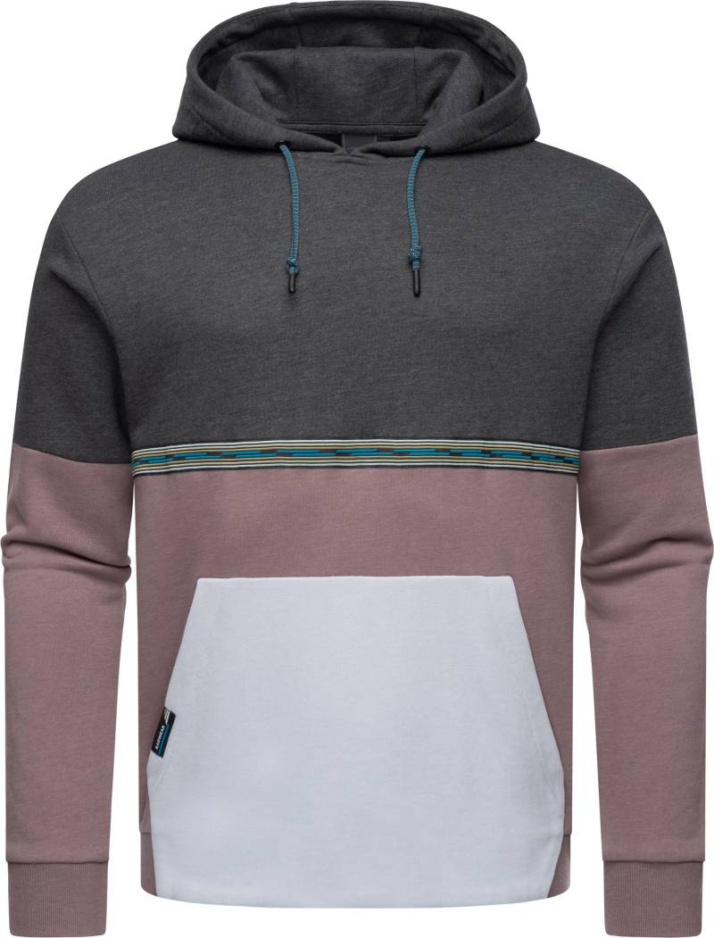 Ragwear Hoodie "Blocky Hoody", Sportlicher Herren Kapuzenpullover mit Blockstreifen von Ragwear