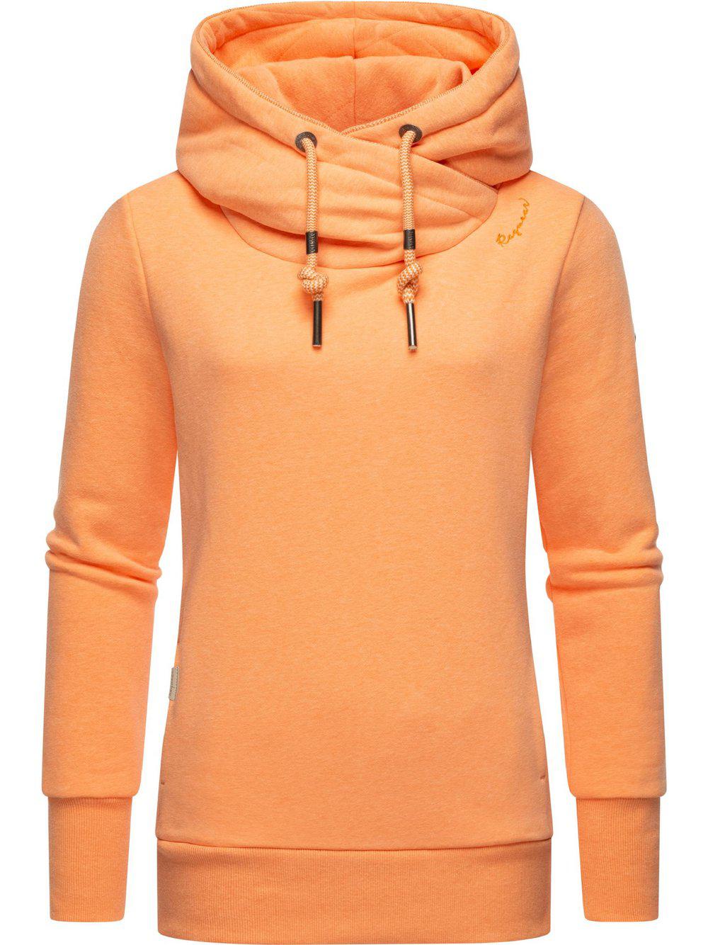 Ragwear Hoodie Damen Baumwolle, orange von Ragwear