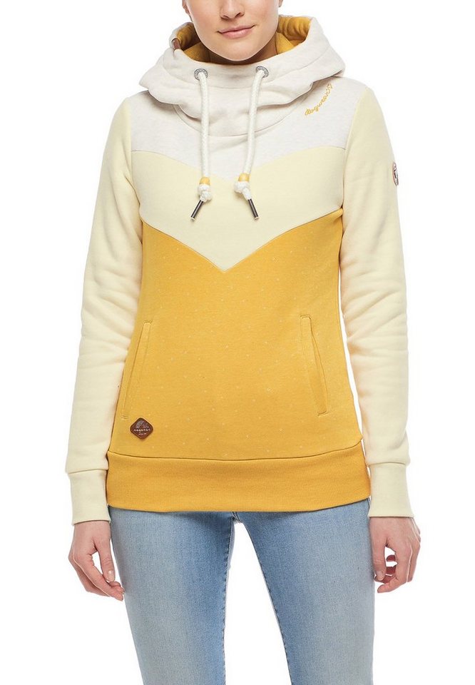 Ragwear Hoodie Ragwear Damen Sweater TREGA 2121-30029 Yellow 6028 Gelb von Ragwear