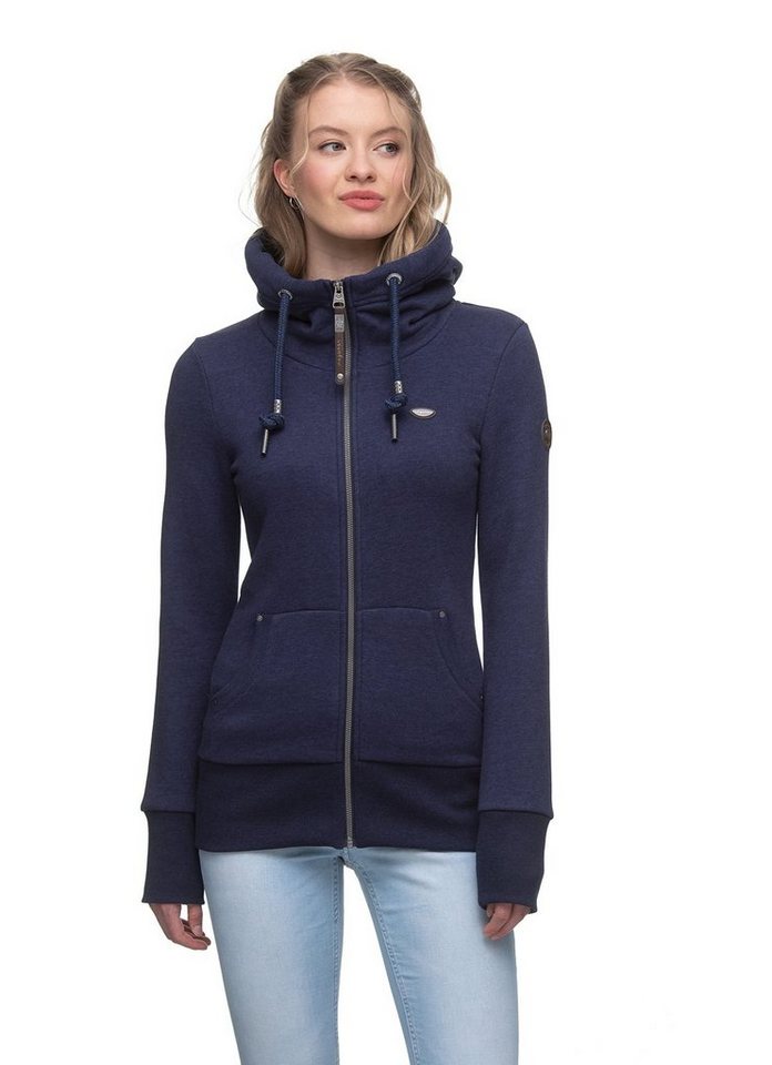 Ragwear Hoodie Ragwear Hoodie Damen Neska Zip Navy von Ragwear