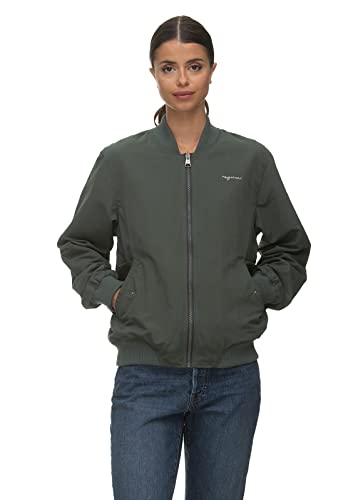 Ragwear JOOM REMAKE Damen Frauen Übergangsjacke,Jacke,Pilotenjacke,Bomberjacke,gesteppt,Grün,S von Ragwear