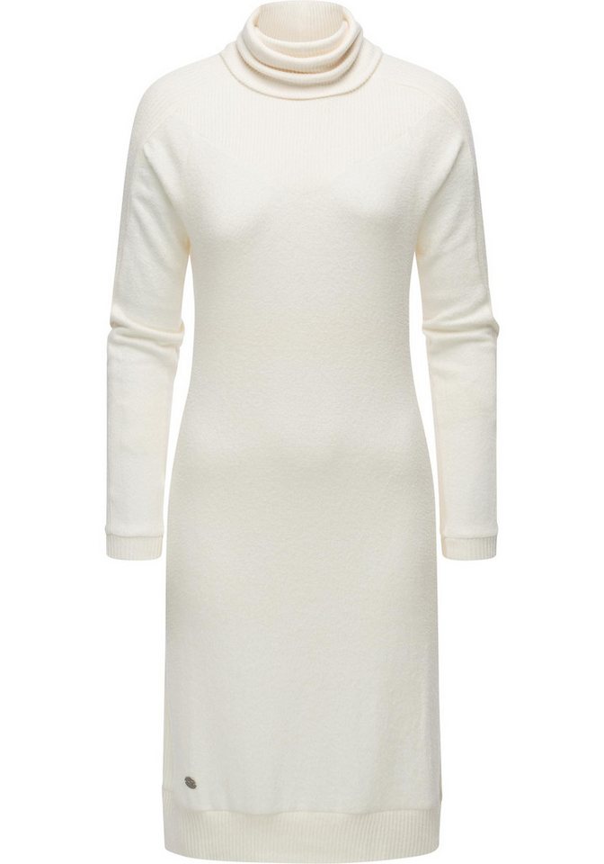 Ragwear Jerseykleid Peona Modisches Damen Pulloverkleid mit Rollkragen von Ragwear