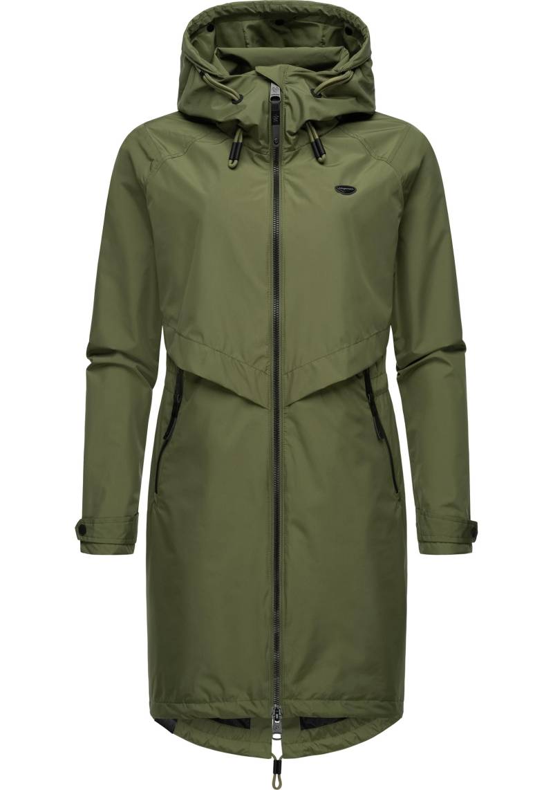 Ragwear Jerseymantel "Frodik" Wasserdichter oversized Damen Parka für die Übergangszeit von Ragwear