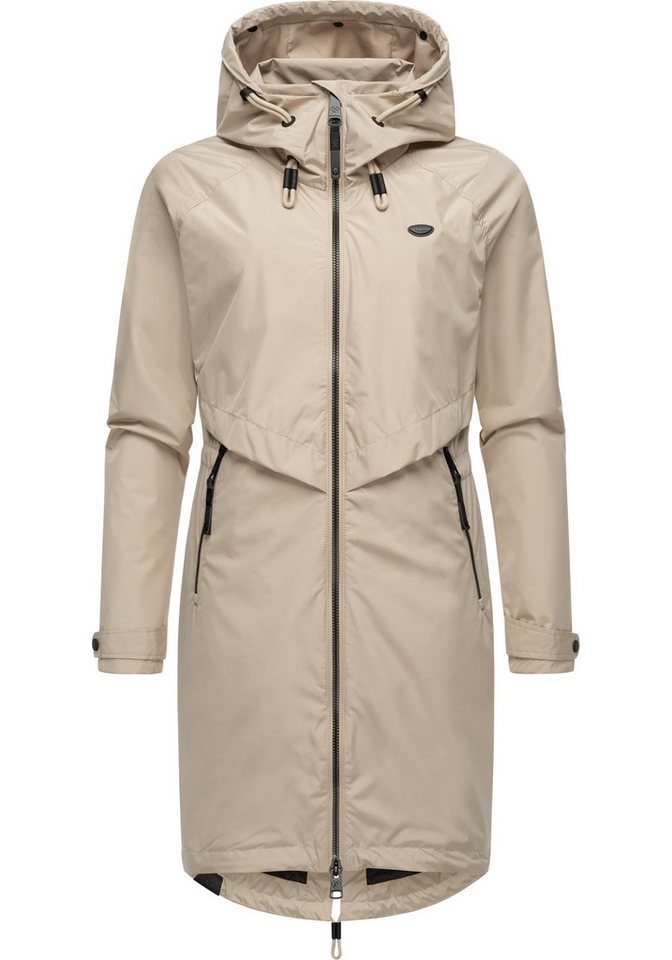 Ragwear Jerseymantel Frodik Wasserdichter oversized Damen Parka für die Übergangszeit von Ragwear