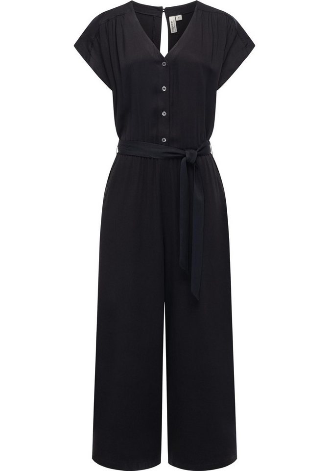 Ragwear Jumpsuit Glina Langer Damen Overall mit Bindegürtel an der Taille von Ragwear