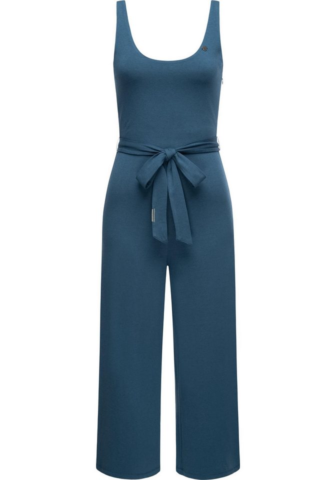 Ragwear Jumpsuit Lisseta Langer Damen Overall mit Bindegürtel von Ragwear