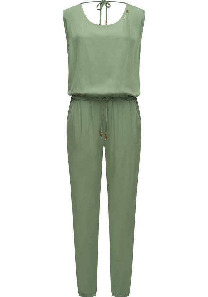 Ragwear Jumpsuit Noveel schicker, langer Damen Overall mit Bindeband von Ragwear