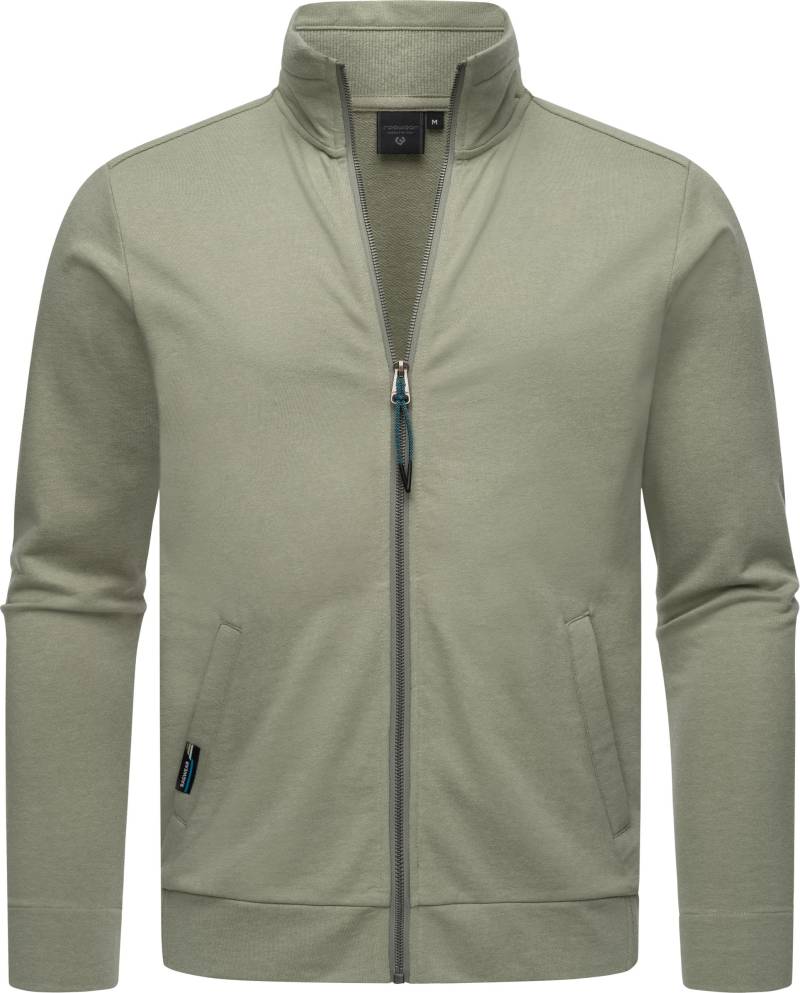 Ragwear Kapuzensweatjacke "Miet" coole Herren Basic Sweatjacke von Ragwear
