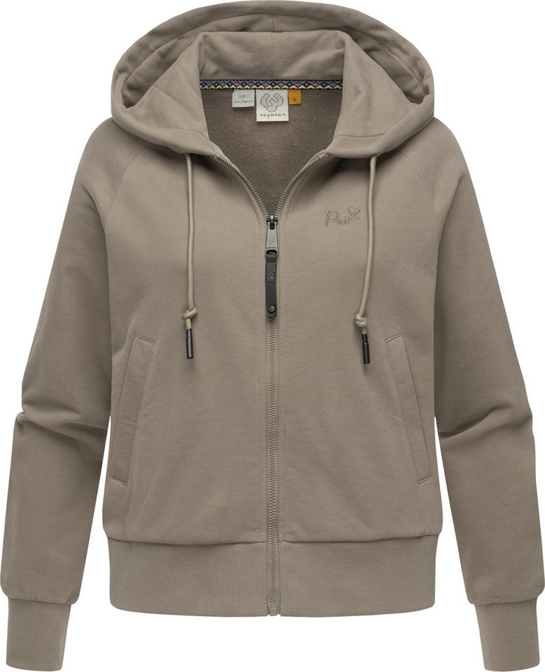 Ragwear Kapuzensweatjacke Taila modische Damen Sweatjacke mit Kapuze von Ragwear