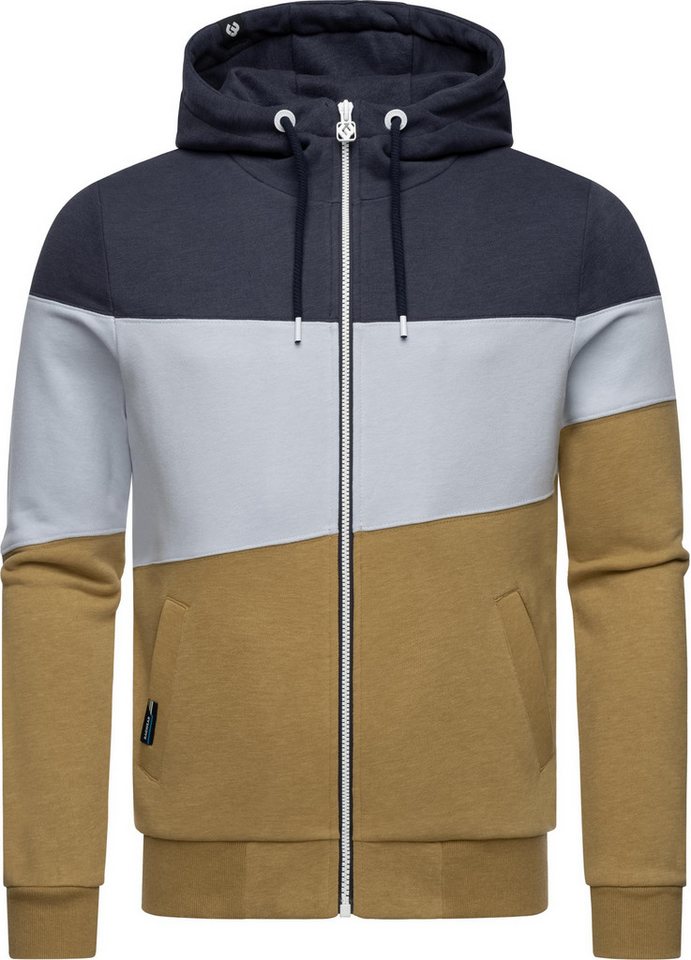 Ragwear Kapuzensweatjacke Trien Herren Basic Sweatjacke mit Kapuze von Ragwear