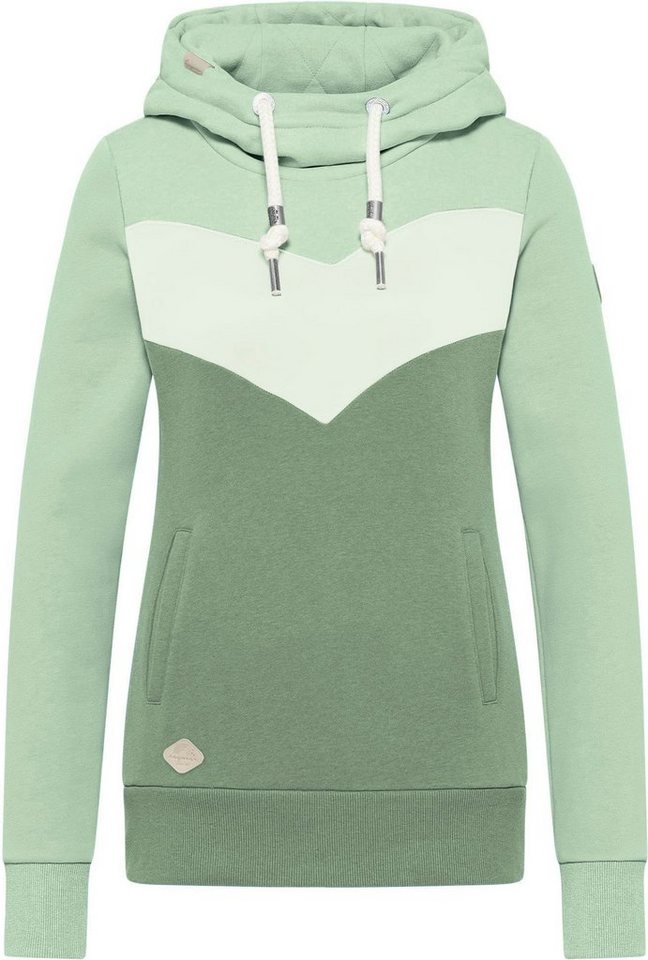 Ragwear Kapuzensweatshirt TREGA kuscheliger Sweater mit Kapuze und Kordelzug von Ragwear