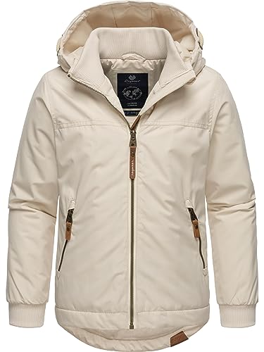 Ragwear Kinder Mädchen Winterjacke mit Kapuze Kristla Beige23 Gr. 146 von Ragwear