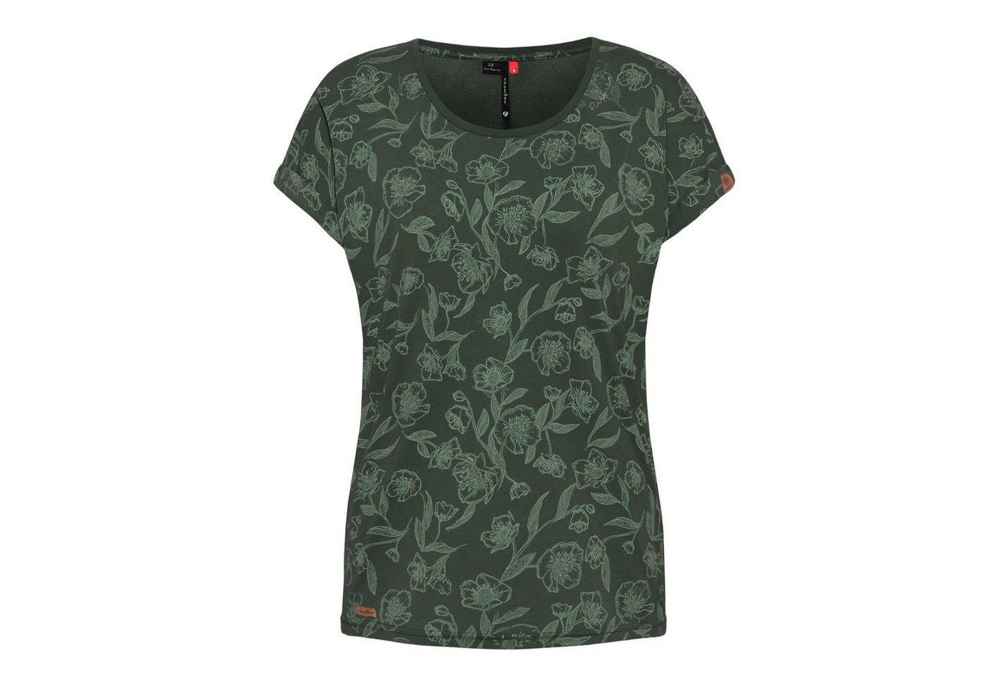 Ragwear Kurzarmshirt Monzza im floralen Design von Ragwear