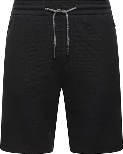 Ragwear Kurze Herren Sport-Hose Shorts mit Reißverschlusstaschen Roydy YOUMODO Black Gr. L von Ragwear