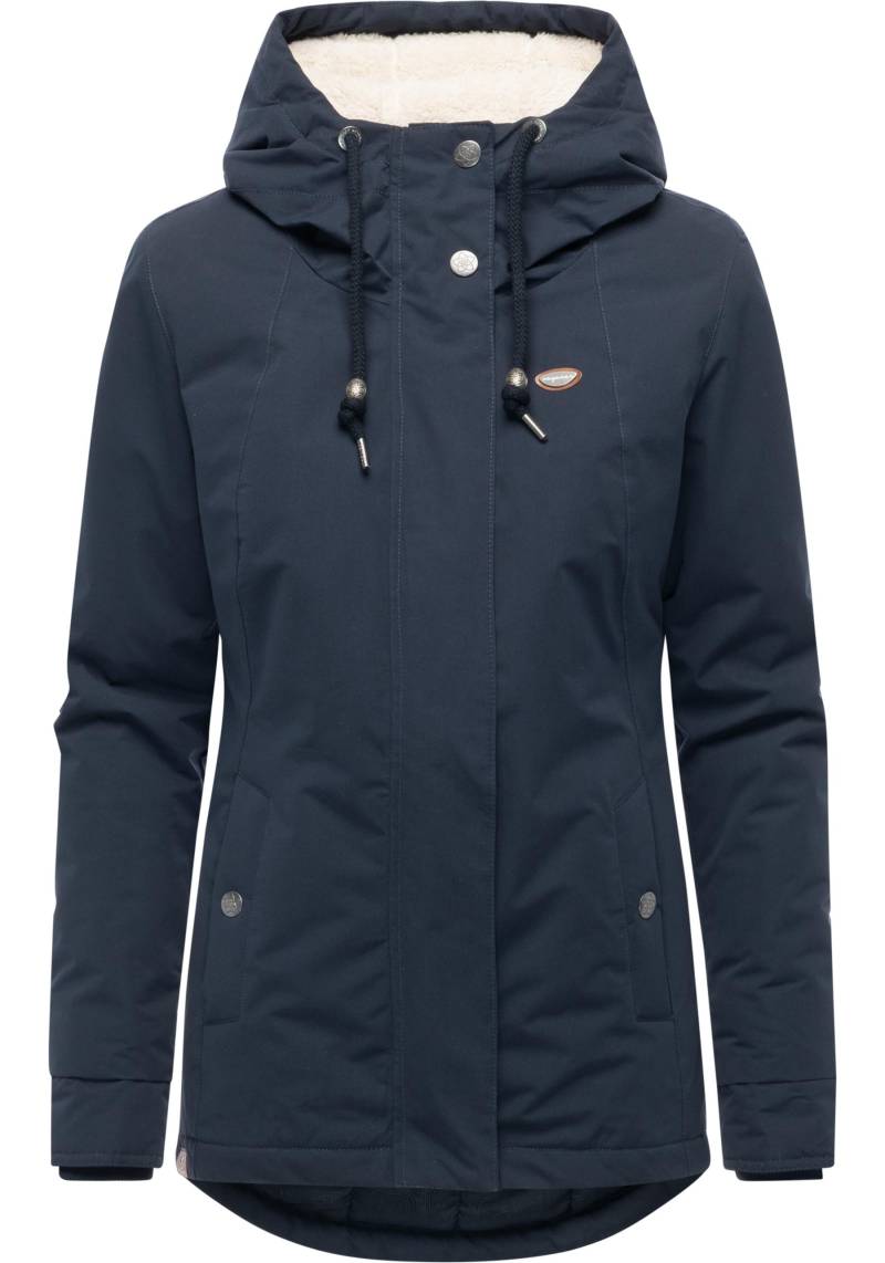 Ragwear Kurzmantel "Alvena YOUMODO" Wasserdichter Damen Mantel mit verstellbarer Kapuze von Ragwear
