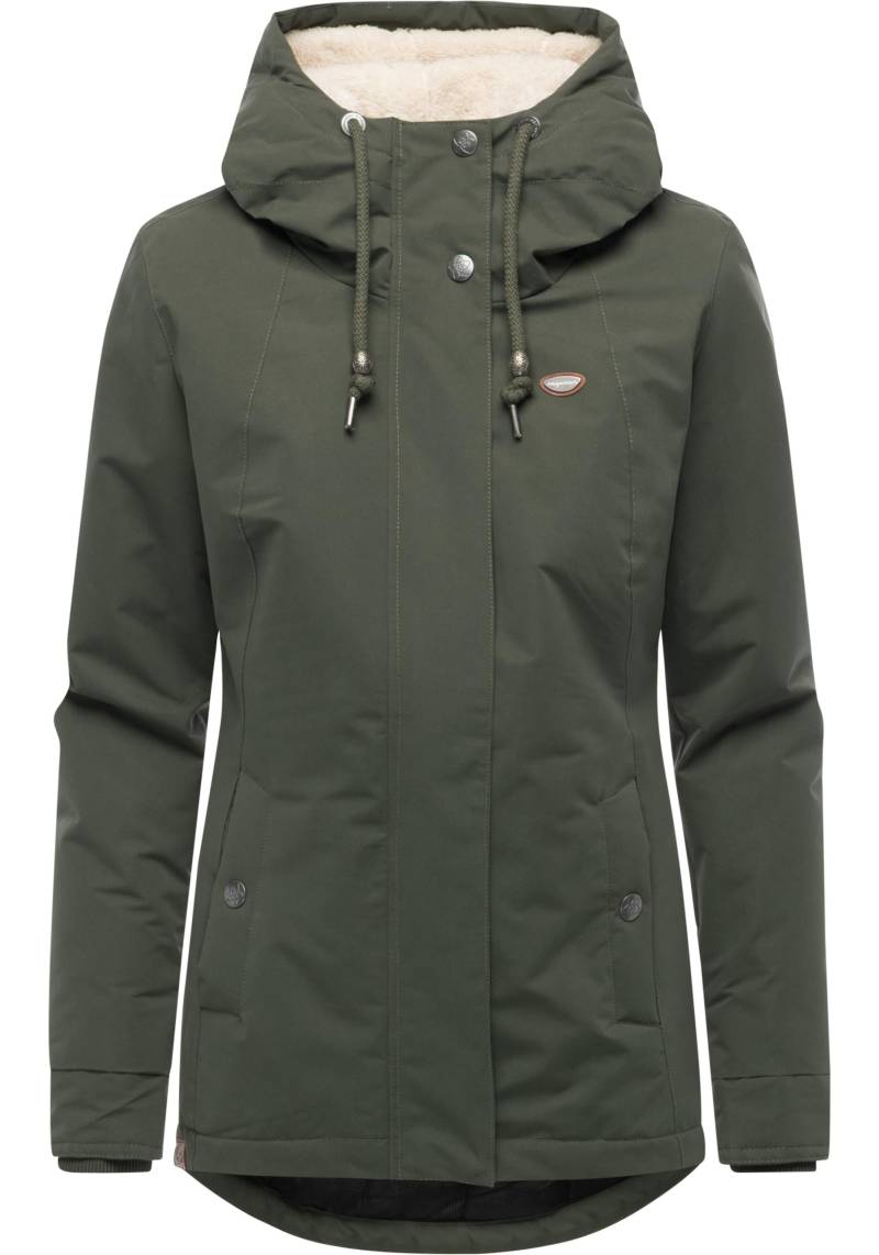 Ragwear Kurzmantel "Alvena YOUMODO" Wasserdichter Damen Mantel mit verstellbarer Kapuze von Ragwear