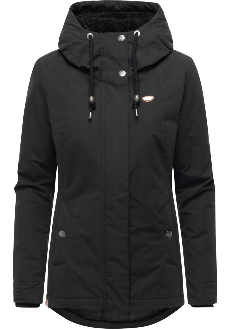 Ragwear Kurzmantel "Alvena YOUMODO" Wasserdichter Damen Mantel mit verstellbarer Kapuze von Ragwear