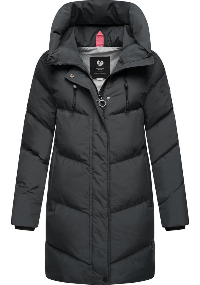 Ragwear Kurzmantel Avelin Wasserdichter gesteppter Damen Wintermantel von Ragwear