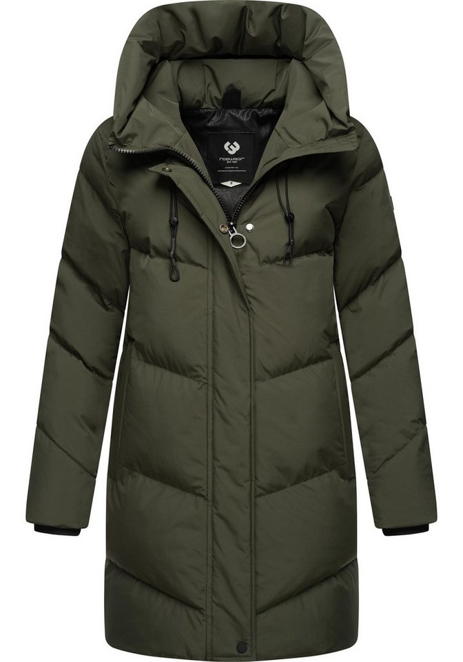 Ragwear Kurzmantel Avelin Wasserdichter gesteppter Damen Wintermantel von Ragwear