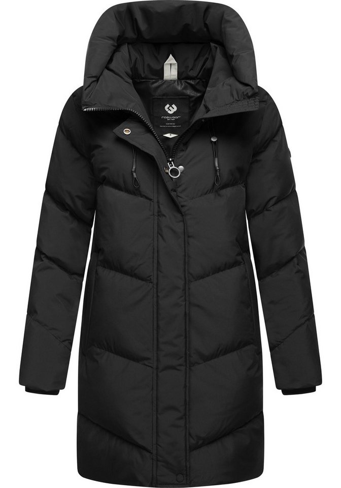 Ragwear Kurzmantel Avelin Wasserdichter gesteppter Damen Wintermantel von Ragwear